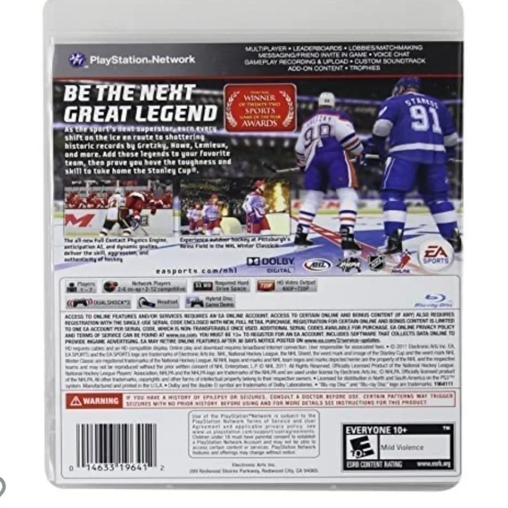 𝅺55. NHL 12 - Playstation 3